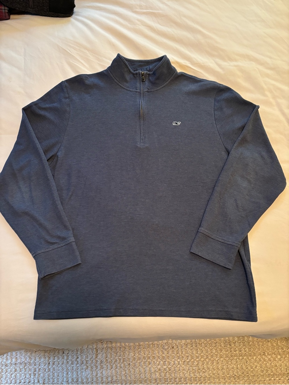 Vineyard Vines Men's Navy Half-Zip Pullover Sweater